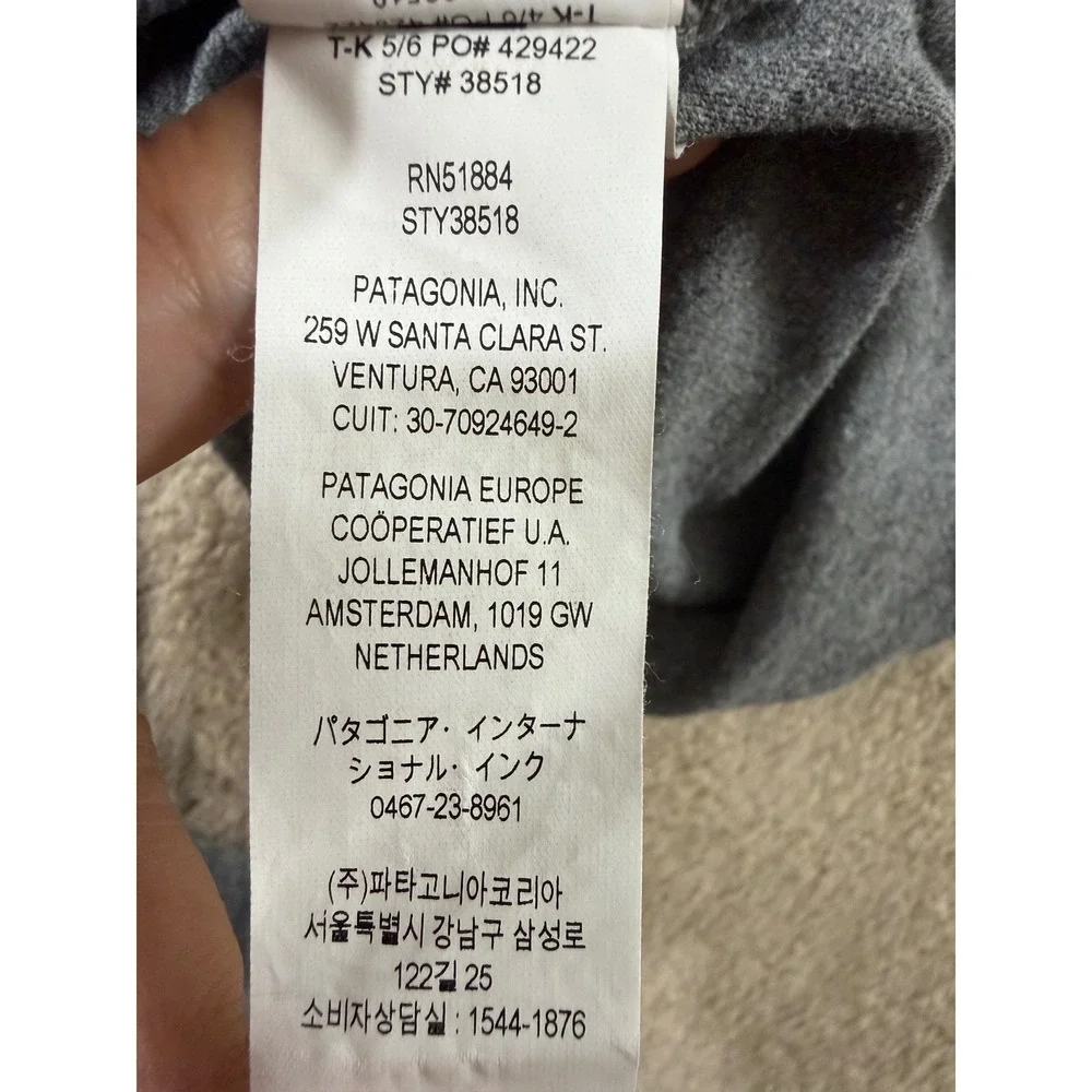 Patagonia responsibili tee